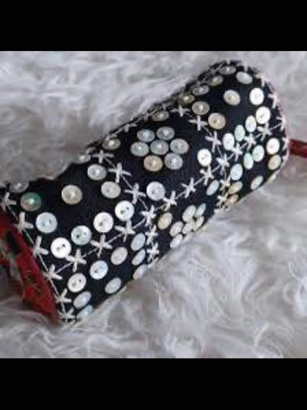 Isabella Fiore, Embellished Cylinder Wristlet